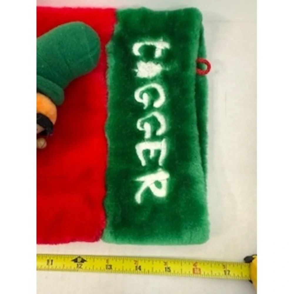 Vintage Disney Tigger Christmas‎ Stocking Santa's Best Drum Plush Holiday Decor